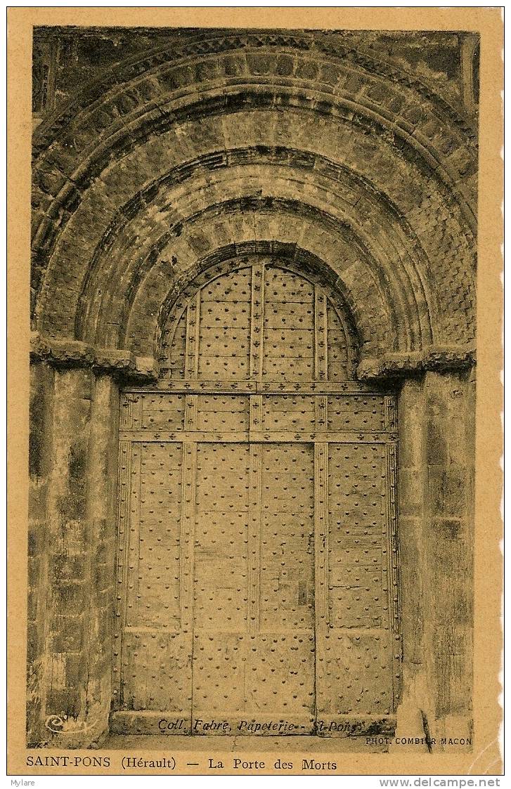 Cpa St Pons Porte Des Morts - Saint-Pons-de-Thomières