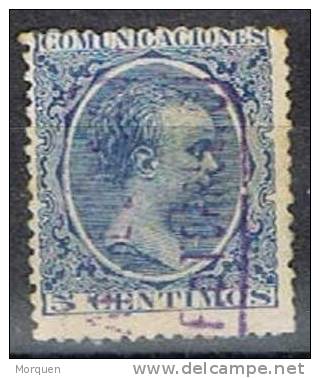 Carteria Oficial Tipo II SAN FELIU De TORELLO (Barcelona) En Azul º - Used Stamps