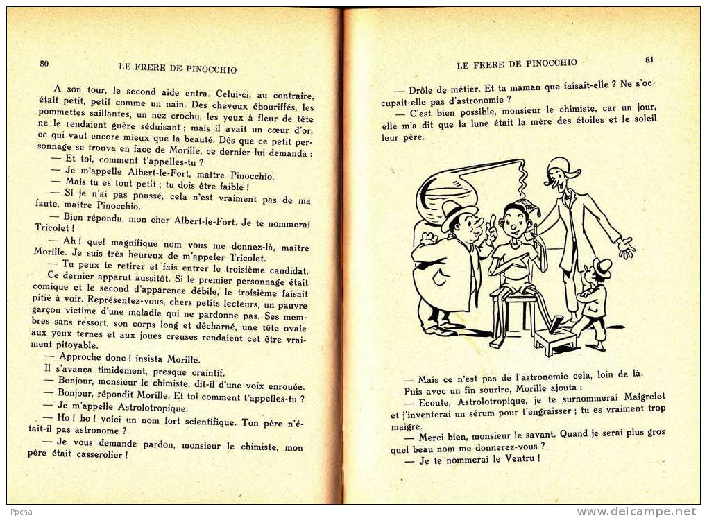 RARISSIME Le Frère De Pinocchio Jean Chevaux - Dessins : Kafner - D\´après Collodi - Pinocchio Secunda Parte - Autres & Non Classés