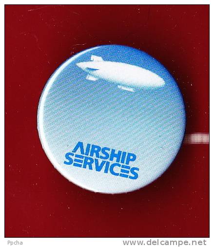 RARE Badge Button Zeppelin Dirigeable Flight Certificate 1989 RARE SELTEN - Other & Unclassified