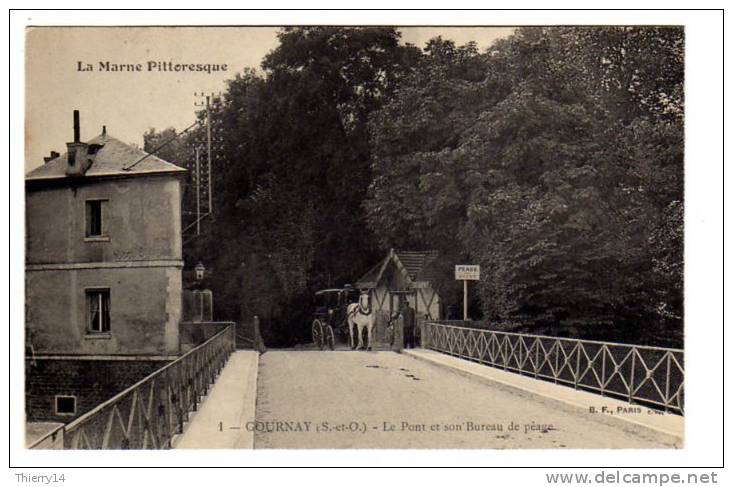 La Marne Pittoresque - Gournay - Le Pont Et Son Bureau De Péage - Gournay Sur Marne