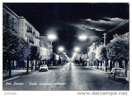 FOGGIA - San Severo - Notturno Viale Stazione   VG59 - San Severo