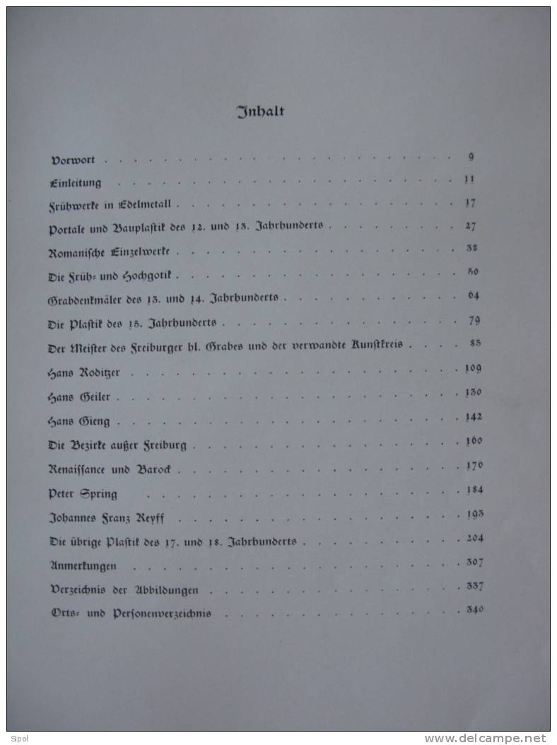 Heribert Reiners ; Burgundisch~Alemannische Plastik - Hünenburg Verlag Strassburg I. E. 1943 TBE - Pintura & Escultura