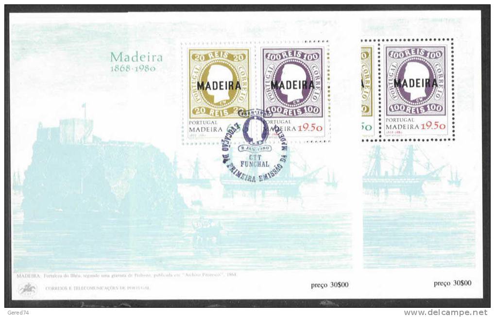 Madeira : 2 Blocs Feuillets  N° 1 ** + 1er Jour... à 10 % De La Cote !!! - Madère