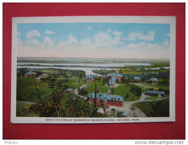 Red Wing Mn    Birds Eye View Minnesota Training School    Vintage Wb { Ref 101} - Sonstige & Ohne Zuordnung