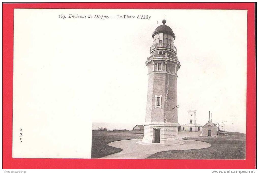 CPA 76  DIEPPE No.169 LE PHARE D'AILLY LIGHTHOUSE ENVIRONS DE DIEPPE MORE FRANCE LISTED FOR SALE @1 EURO OR LESS - Dieppe