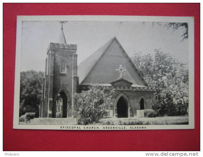 Greenville Al  Episcopal Church   Vintage Border     { Ref 101} - Otros & Sin Clasificación