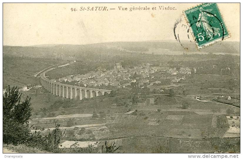 St-Satur - Vue Générale Et Viaduc - Saint-Satur
