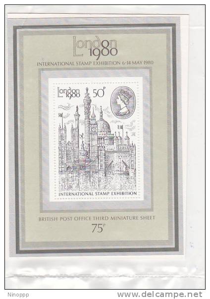 Great Britain 1980 London 80 Souvenir Sheet MNH - Fogli Completi