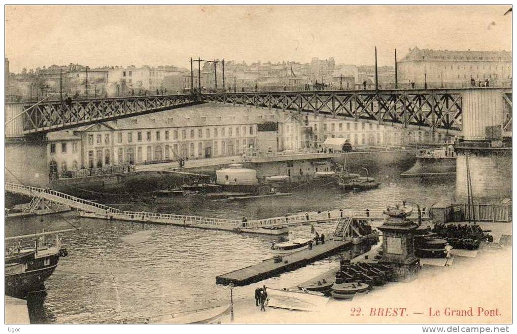 CPA - 29 - BREST - Le Grand Pont - 019 - Brest