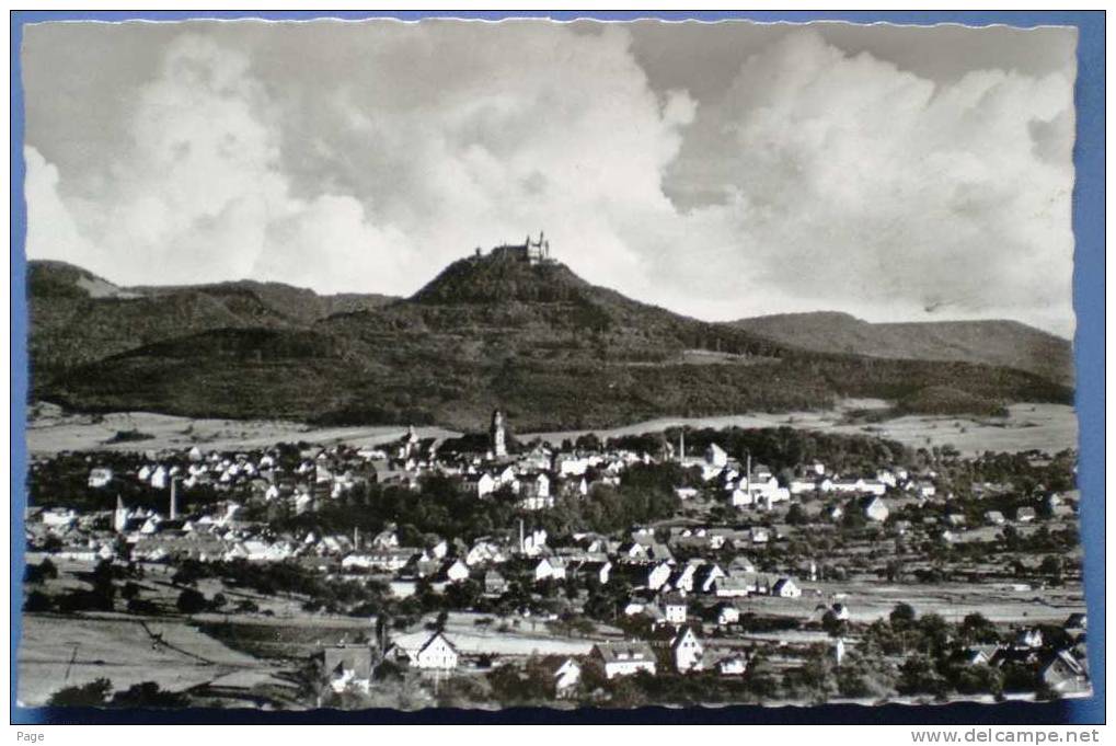 Hechingen,Blick Auf Hechingen Mit Burg Hohenzollern,1959 - Hechingen