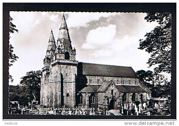 RB 656 -  Real Photo Postcard St Machar's Cathedral & Graveyard Old Aberdeen Scotland - Aberdeenshire