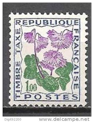 1 W Valeur Non Oblitérée, Unused - FRANCE - TAXE * 1964/1971 - N° 3850-59 - 1960-.... Neufs