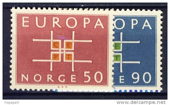 Norway 1963. EUROPE/CEPT. Michel 498-99. MNH(**) - Neufs