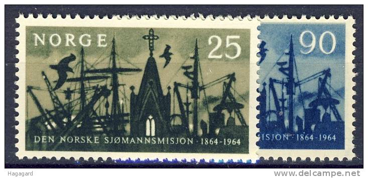 Norway 1964. Marine Mission. Michel 519-20. MNH(**) - Ungebraucht
