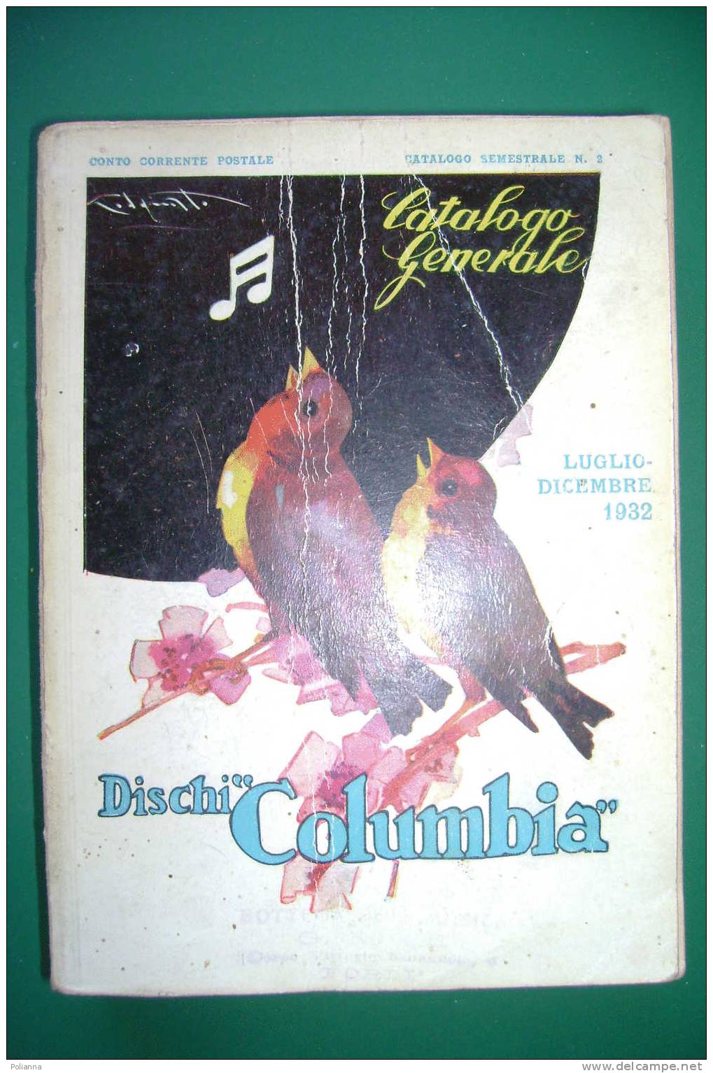 PDM/17 CATALOGO GENERALE 1932-DISCHI COLUMBIA/ill. Codognato - Musica