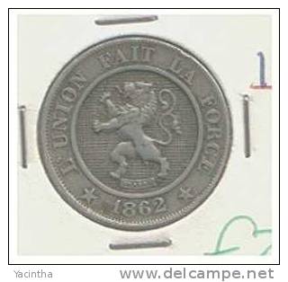 @Y@    Belgie  10 Centimes  1862 - 10 Centimes