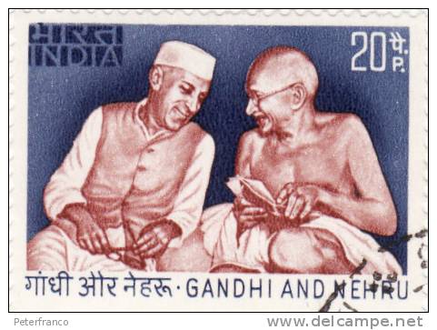 1973 India - Gandhi E Nehru - Mahatma Gandhi