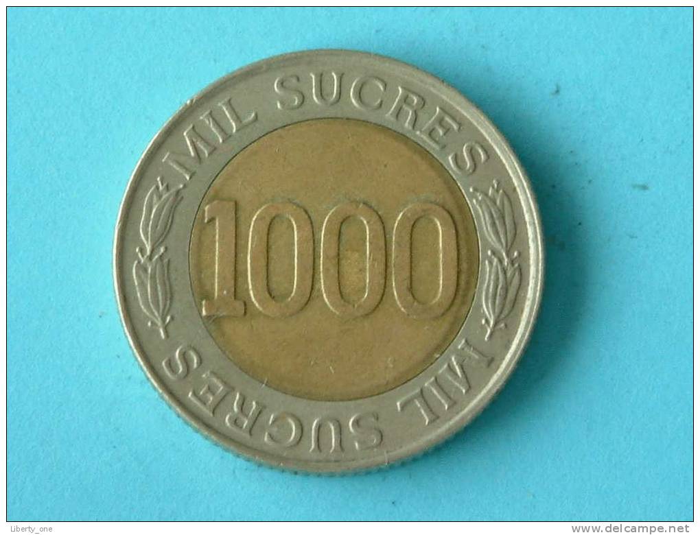 1997 - 1000 MIL SUCRES / KM 103 ( For Grade , Please See Photo ) ! - Ecuador