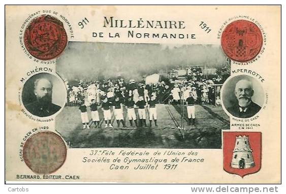 14 CAEN Fête Fédérale De L'Union Des Sociétés De Gymnastique 15 Jullet 1911 - Caen