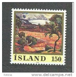 IJSLAND    KUNST  SCHILDERIJ A. JONSSON  1976 ** - Unused Stamps