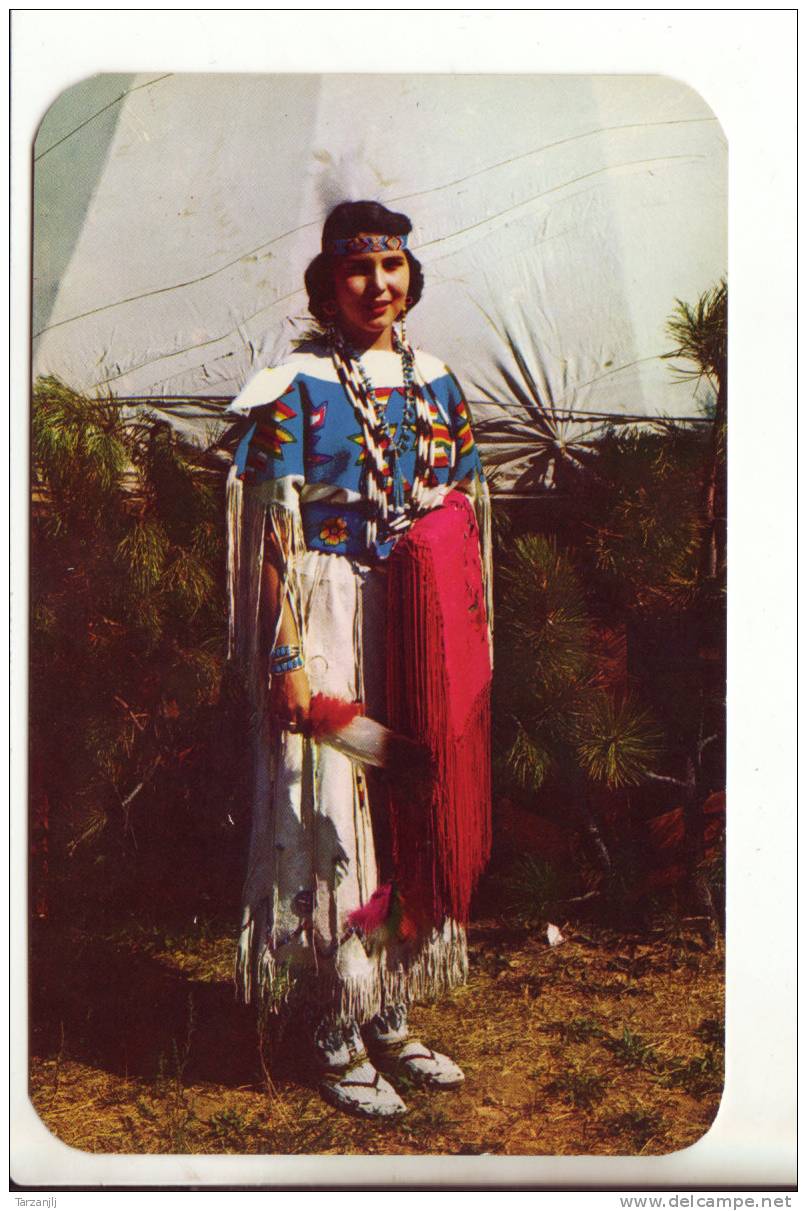 CPSM D'indien D'amérique (USA): Indian Maiden Pawnee - Non Classés