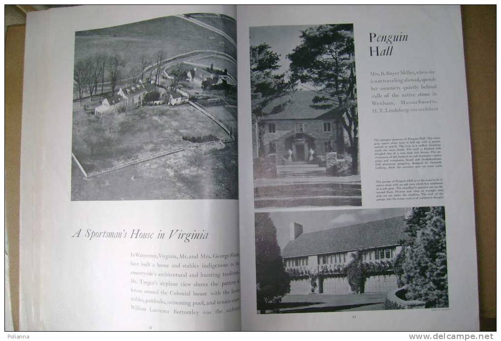 PDM/40 ARTS & DECORATION 1934-35/Hollingsworth/Eberman/Bahuaus/design/Wright/Hawaii/Capri/Uccelli Esotici - Arte, Diseño Y Decoración