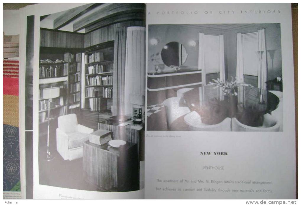 PDM/40 ARTS & DECORATION 1934-35/Hollingsworth/Eberman/Bahuaus/design/Wright/Hawaii/Capri/Uccelli esotici