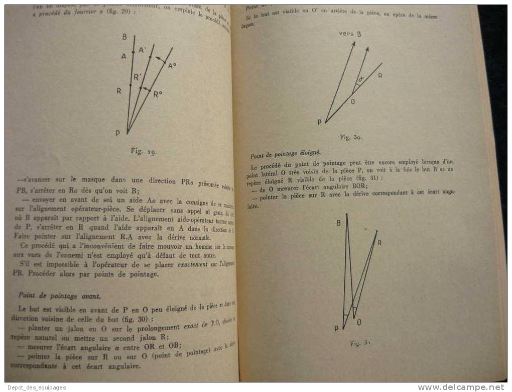 MANUEL : INSTRUCTION sur le TIR DES MORTIERS 1950