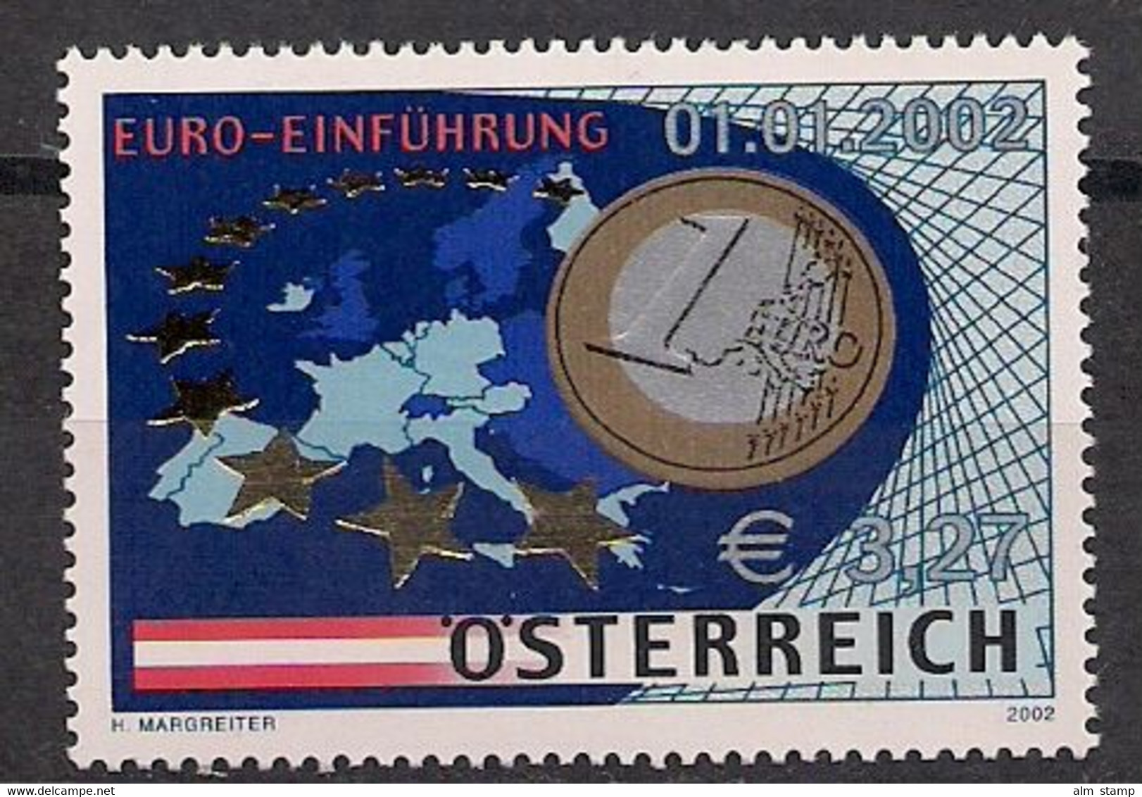 2002 Austria Österreich  Mi.  2368 ** MNH    Einführung Der Euro-Münzen Und -Banknoten - Neufs
