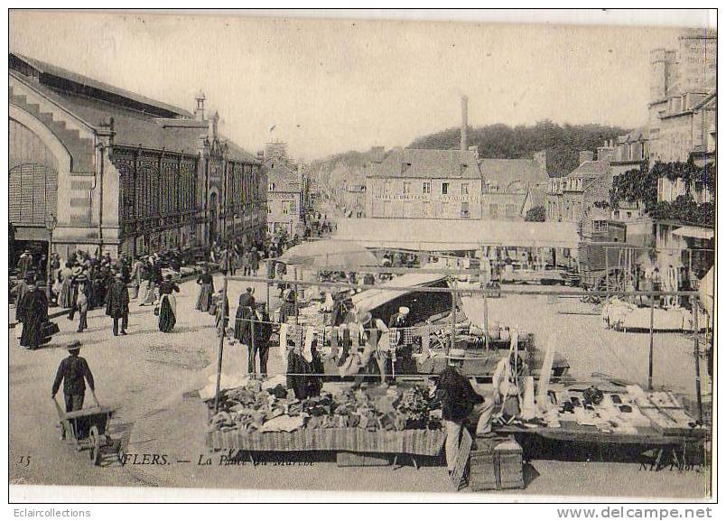 Flers..La Place .. Le Marché..les Halles - Flers