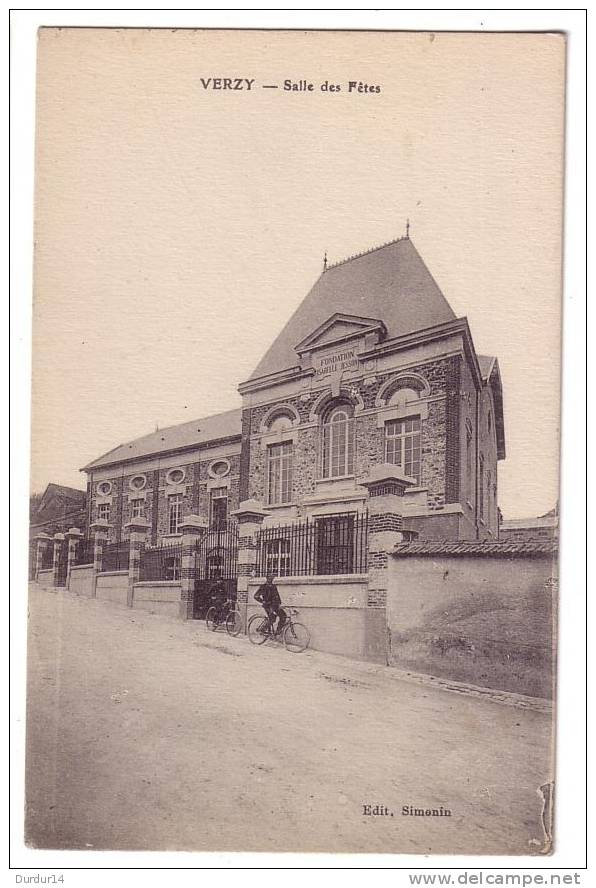 VERZY  (Marne  )  Salle Des Fêtes............carte En Bon état..... - Verzy