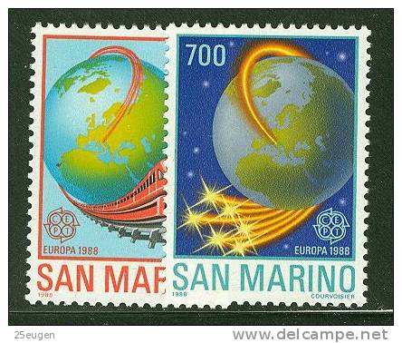 SAN MARINO 1988 EUROPA CEPT   MNH - 1988