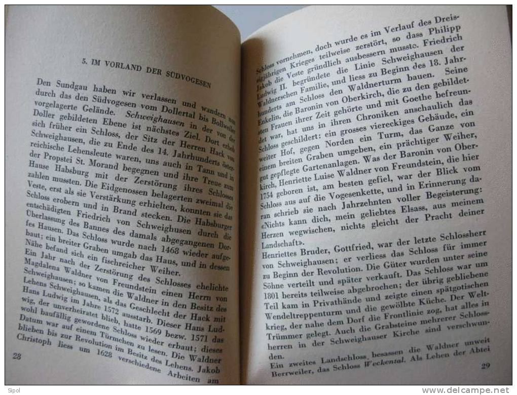 Paul Stinzi :Wasserhäuser Und Landschlösser Im Elsass  -Alsatia Verlag  Kolmar Im Elsass  Imp Alsatia Colmar - Frankreich