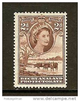 BECHUANALAND 1955 MNH Stamp(s) QE II 2d Red Brown 131 - 1885-1964 Herrschaft Von Bechuanaland