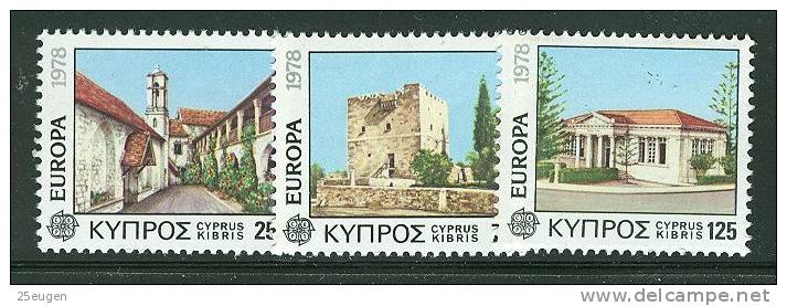 CYPRUS  1978 EUROPA CEPT   MNH - 1978