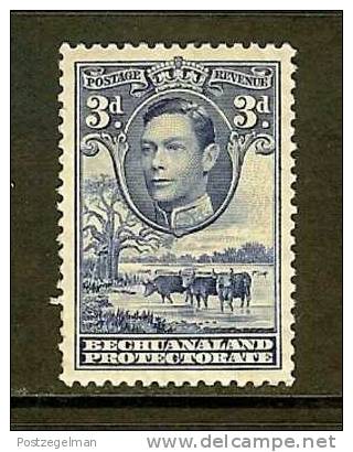 BECHUANALAND 1938 MNH Stamp(s) George VI 3d Ultramarin 105 - 1885-1964 Herrschaft Von Bechuanaland