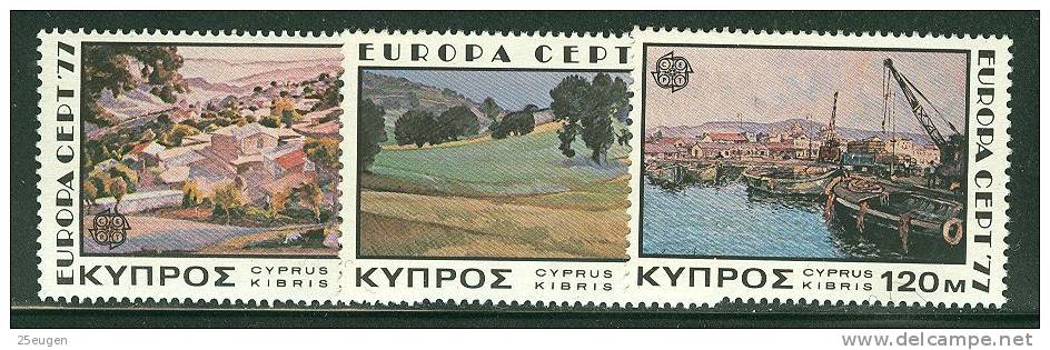 CYPRUS  1977  EUROPA CEPT   MNH - 1977