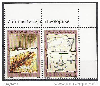 2009 Albanien "  New Archeological Discoveries "  **MNH - Albania