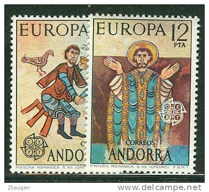 SPANISH ANDORRA  CEPT 1975 MNH - 1975