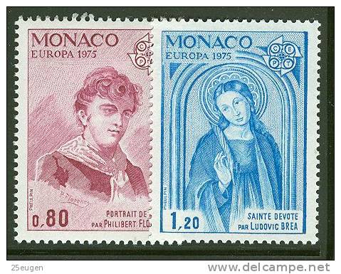 MONACO  1975 EUROPA CEPT    MNH - 1975