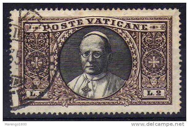 Vaticano 1933 - Giardini E Medaglioni L. 2    (g945b) - Used Stamps