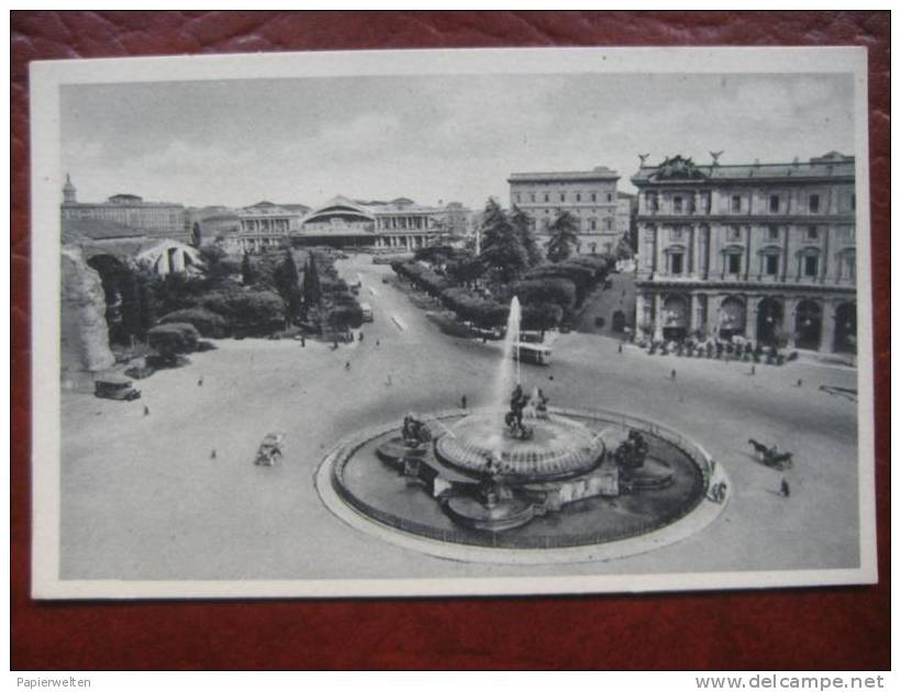 Roma - Piazza Dell´Esedra E Stazione Ferroviaria Di Termini - Places & Squares