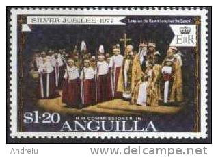 1977 Anguilla, Silver Jubilee, King, MNH - Anguilla (1968-...)