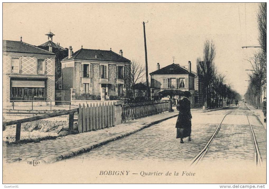 CPA ( 93 ) BOBIGNY / Quartier De La Folie - - Bobigny