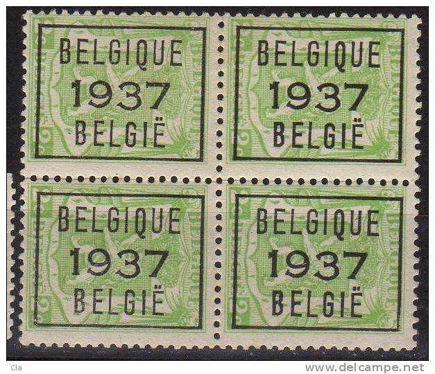 PO  319 Bloc De 4  ** - Typos 1936-51 (Kleines Siegel)