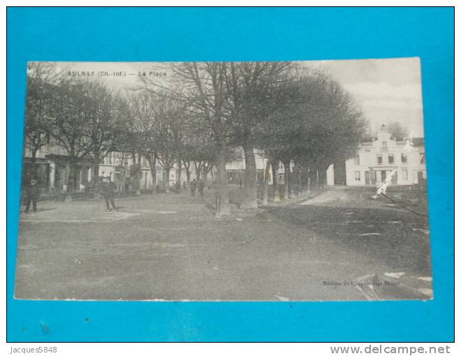 17) Aulnay - La Place  - Année 1925 -  EDIT - Vallet - Aulnay