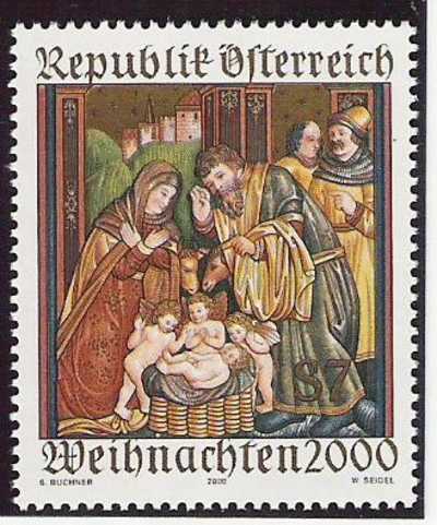 2000 Austria Österreich    Mi.  2334** MNH  NOEL - Unused Stamps