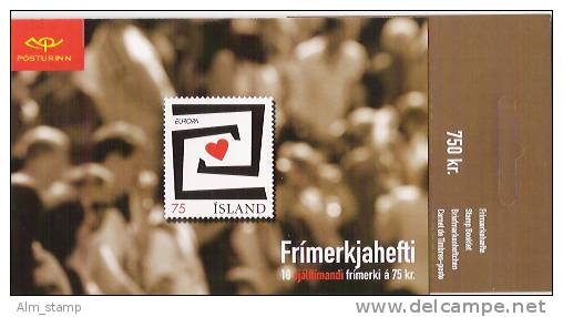 2006 Island  Mi. 1135-6** MNH   Booklet  Europa - Ungebraucht