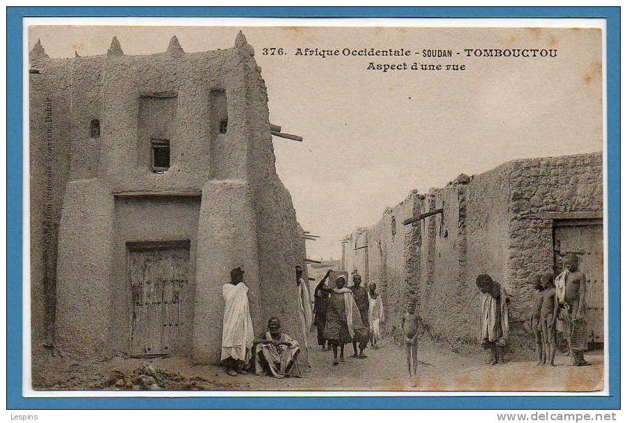 AFRIQUE - SOUDAN --  Tombouctou --  Aspect D'une Rue - Soudan